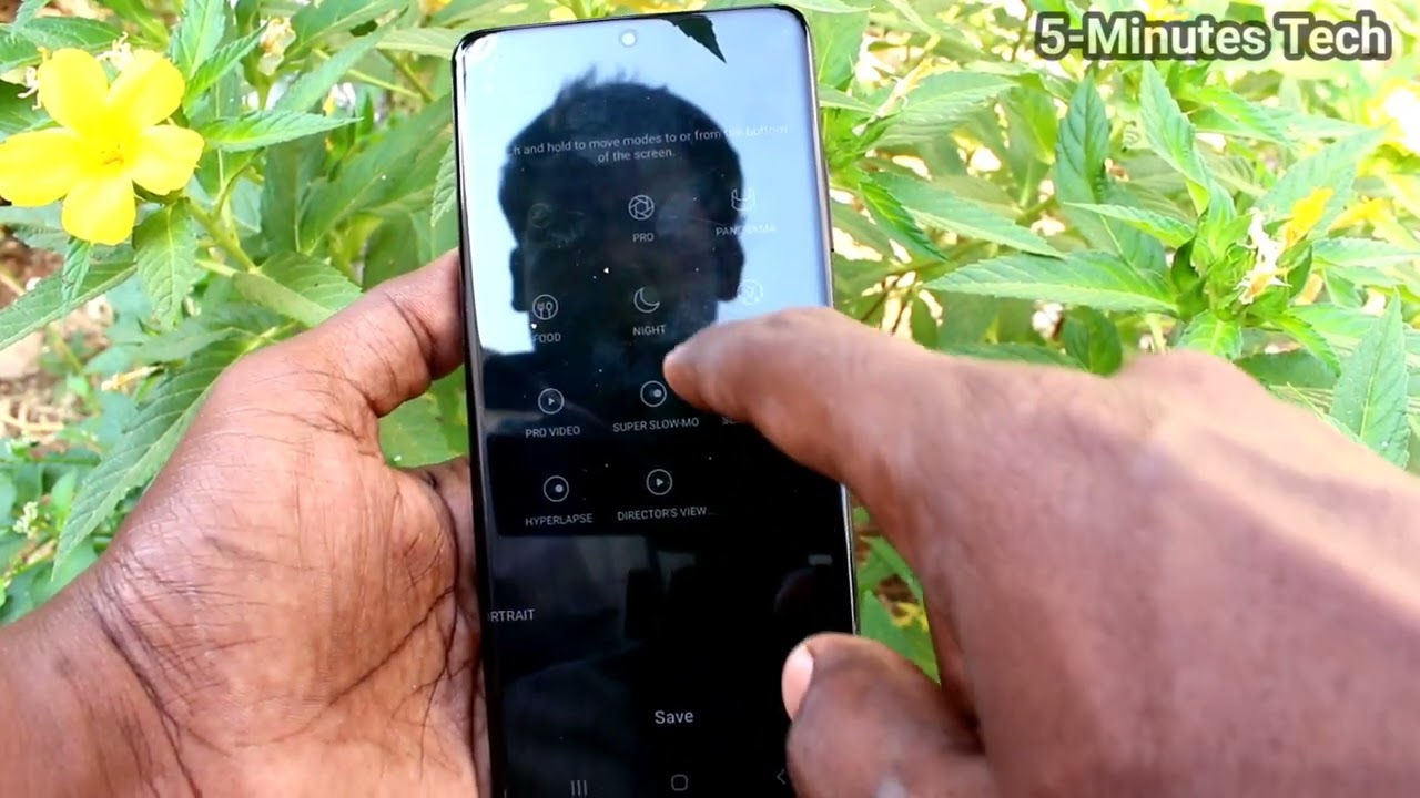 How to edit camera modes in Samsung Galaxy S21 Ultra