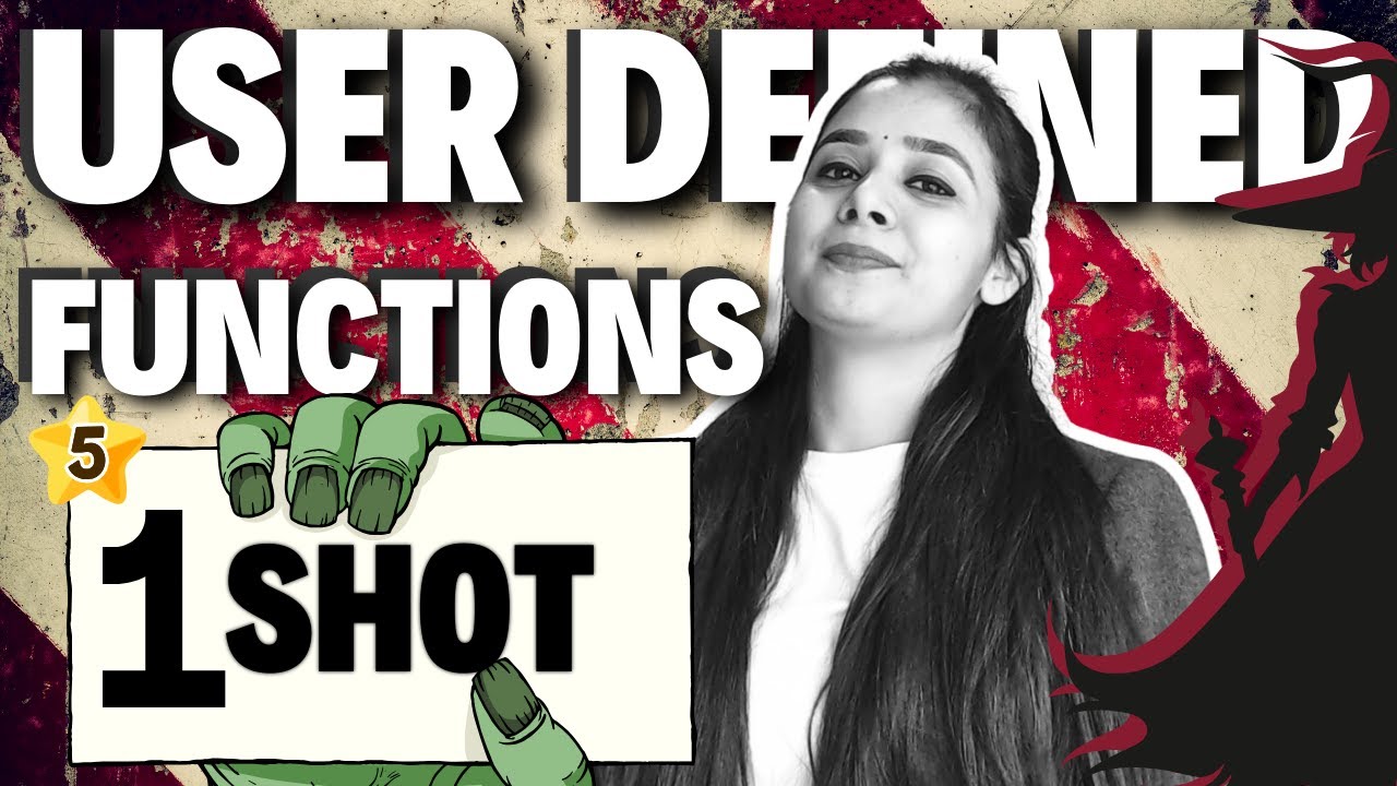 Day 05 - User Defined Functions in Python | Class 12 Computer Science #csclass12  #lovejeetarora