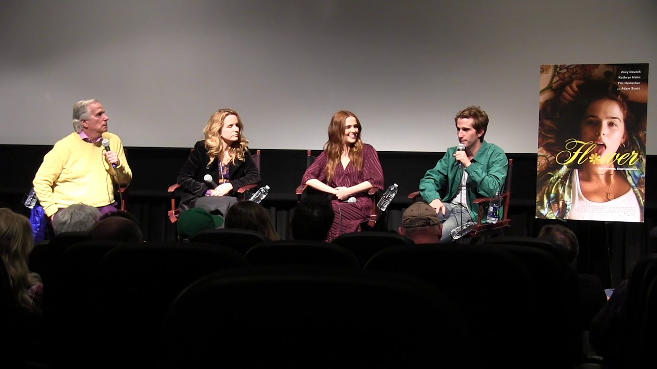 Flower - Max Winkler & Zoey Deutch Q&A (Moderated by Henry Winkler and Lea Thompson)