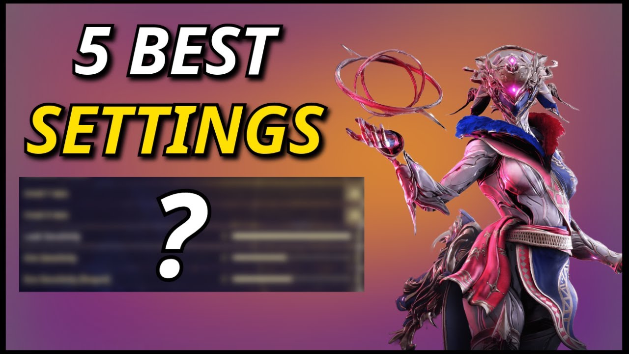 Warframe|5 BEST mobile settings + comparison !