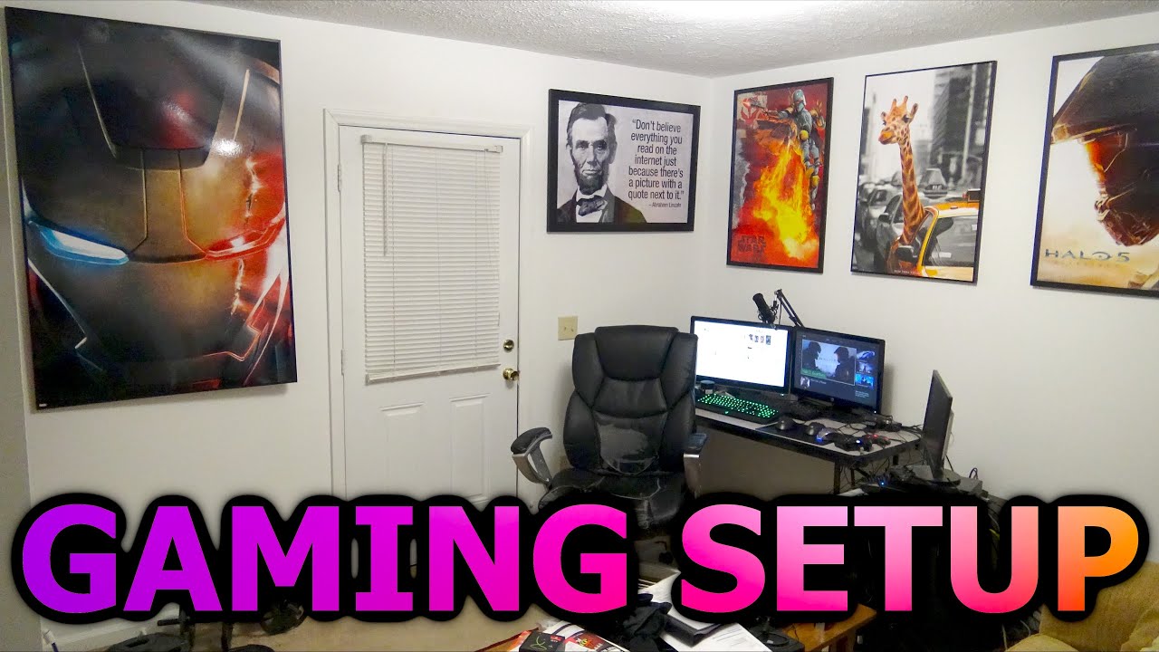 2016 Zybak Gaming Setup and Apartment Tour! Best and Neatest Setup on YouTube!?!