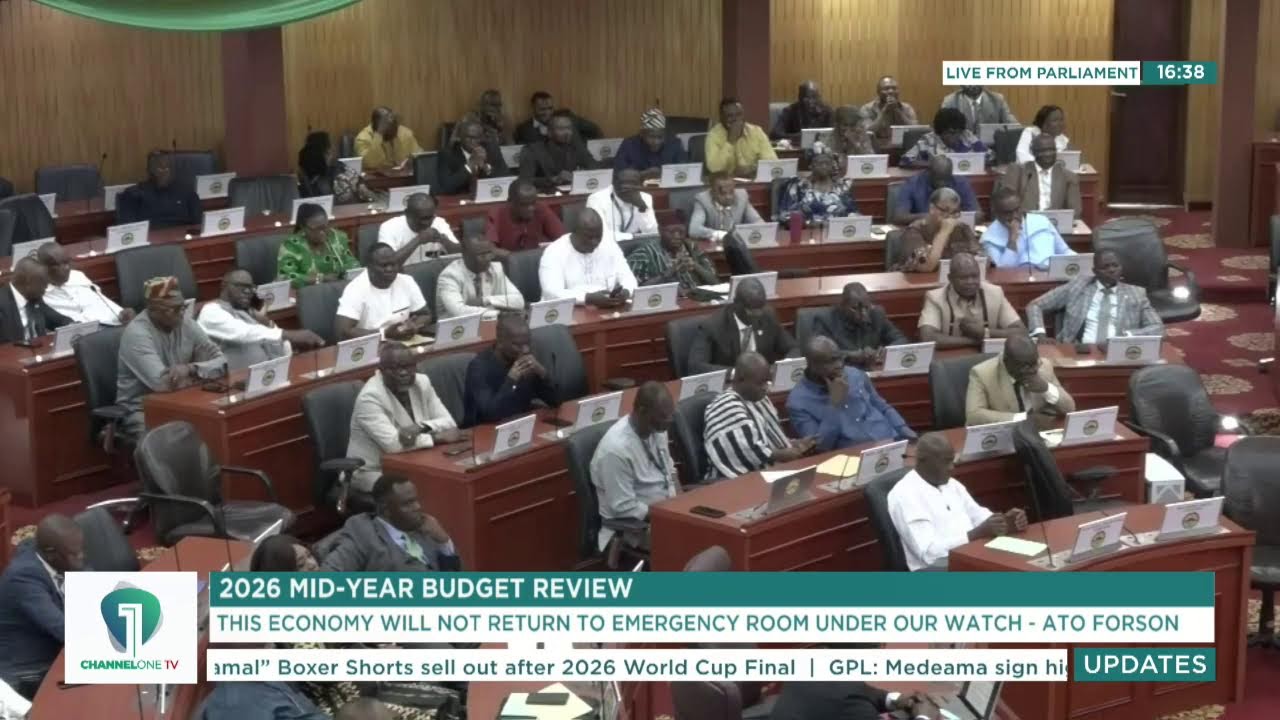 Channel One TV LIVE!!! Finance Minister Ato Forson Presents 2026 Mid-Year Budget Review