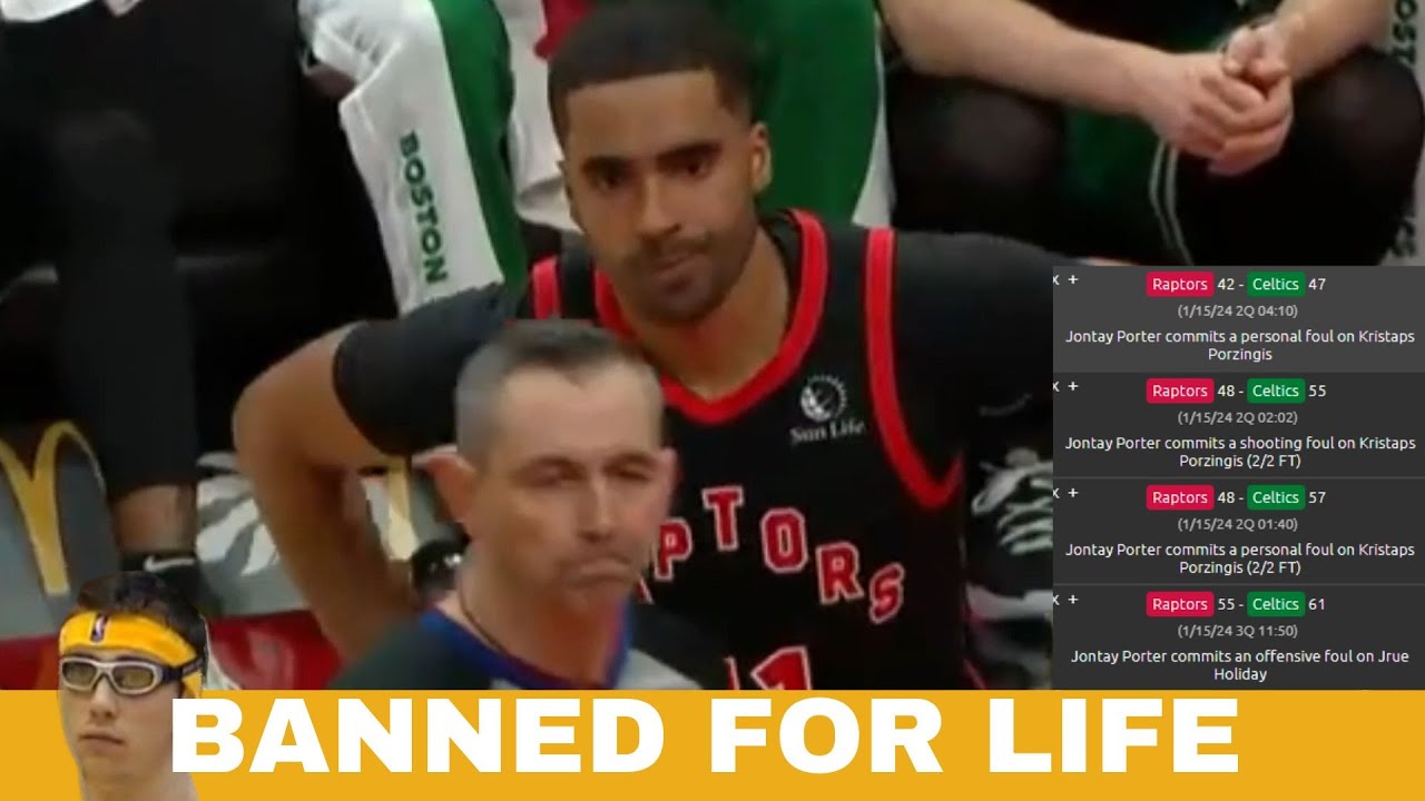 Jontay Porter picks up 4 fouls in 2 minutes