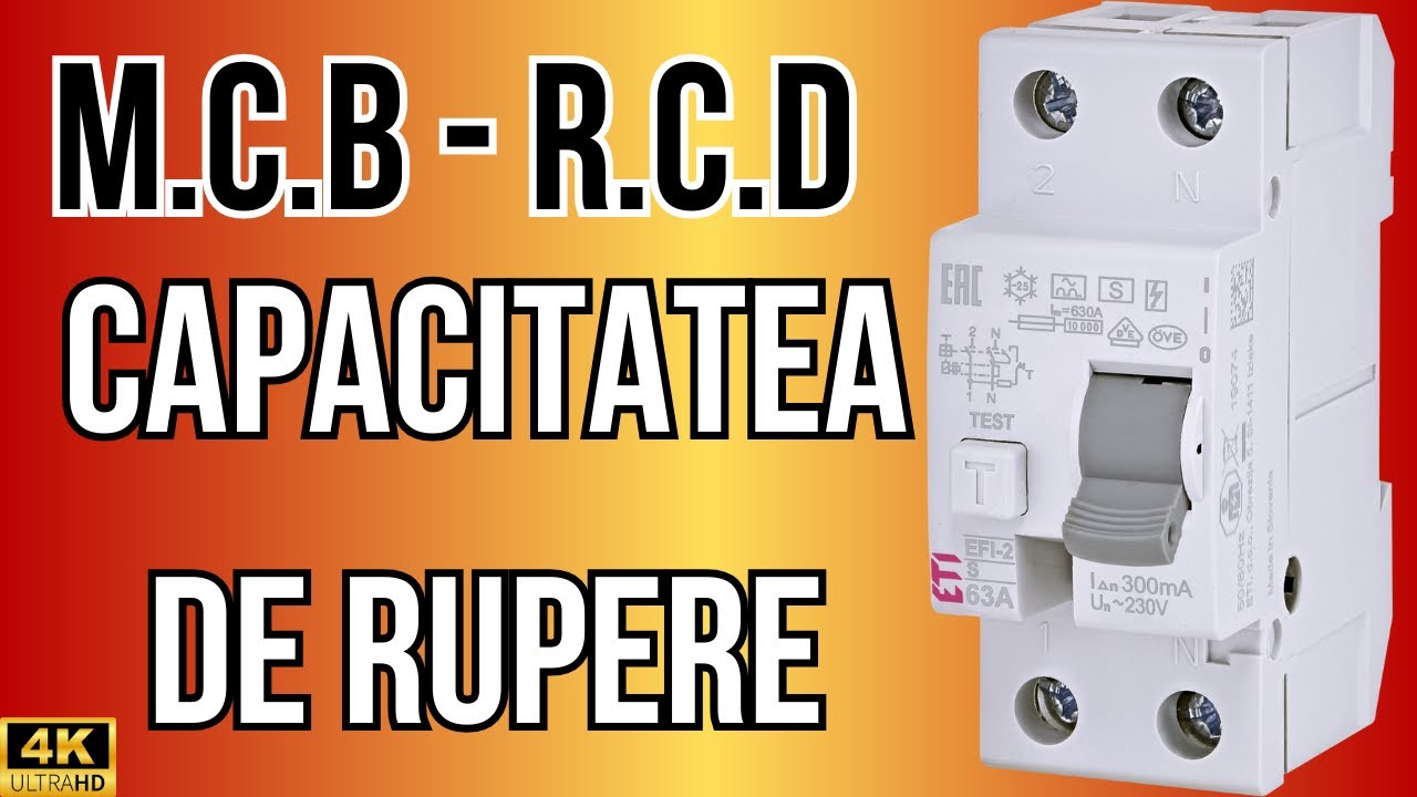 [EXPLICAT] Capacitatea de rupere la scurtcircuit a disjunctoarelor automate-Sigurante automate