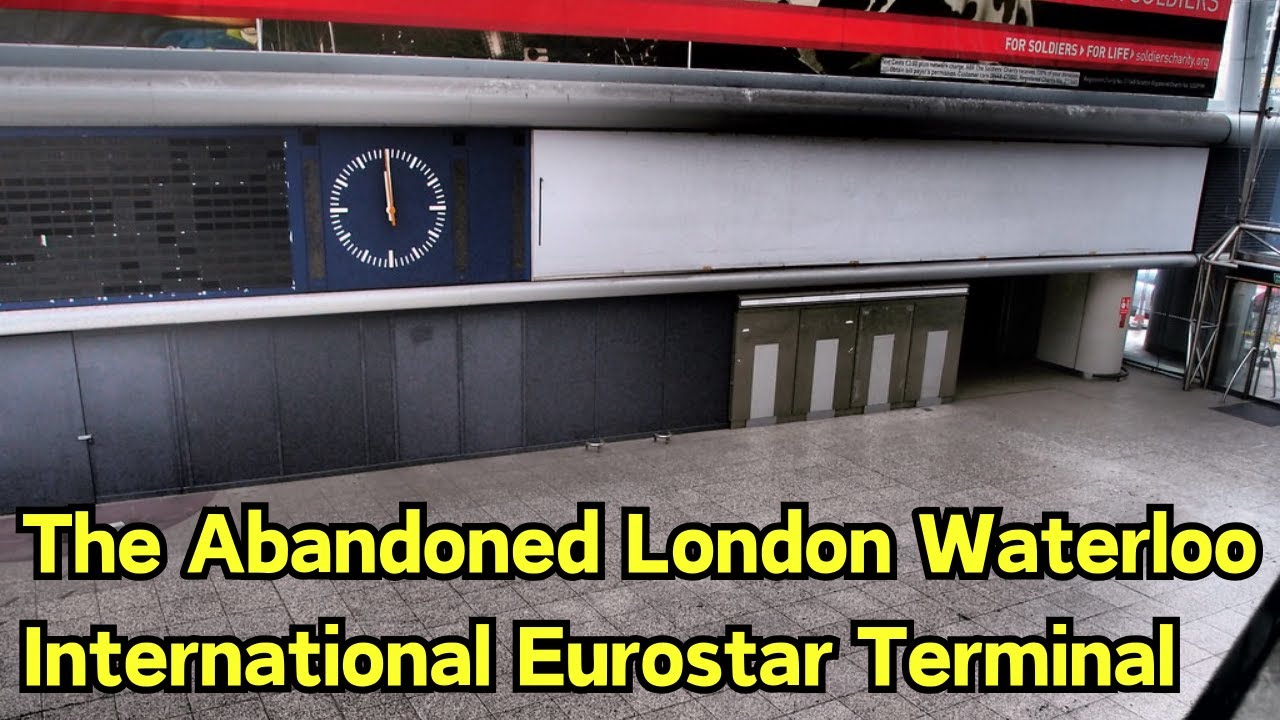 The Abandoned London Waterloo International Eurostar Terminal #abandoned #eurostar #fyp