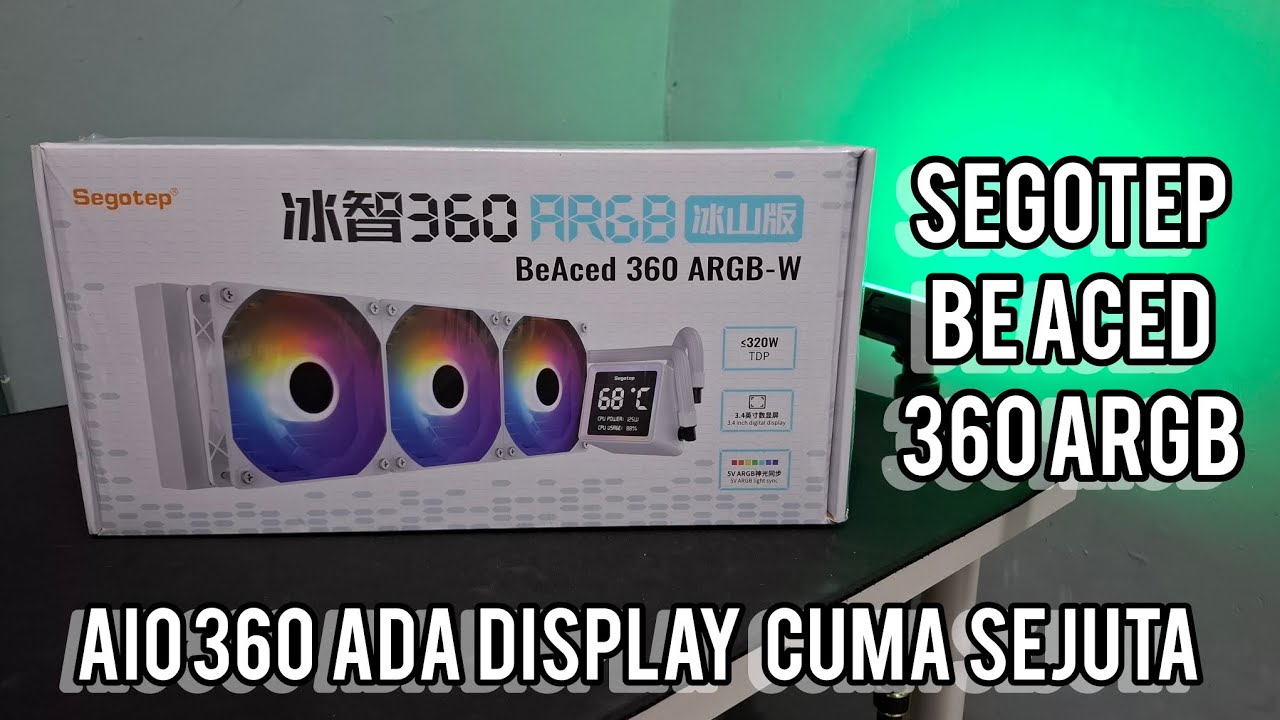 Segotep BeAced 360 ARGB White - Unboxing