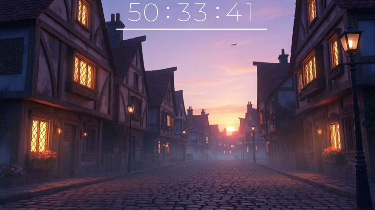 作業用BGM・夕映えの石畳 – Twilight Over the Village