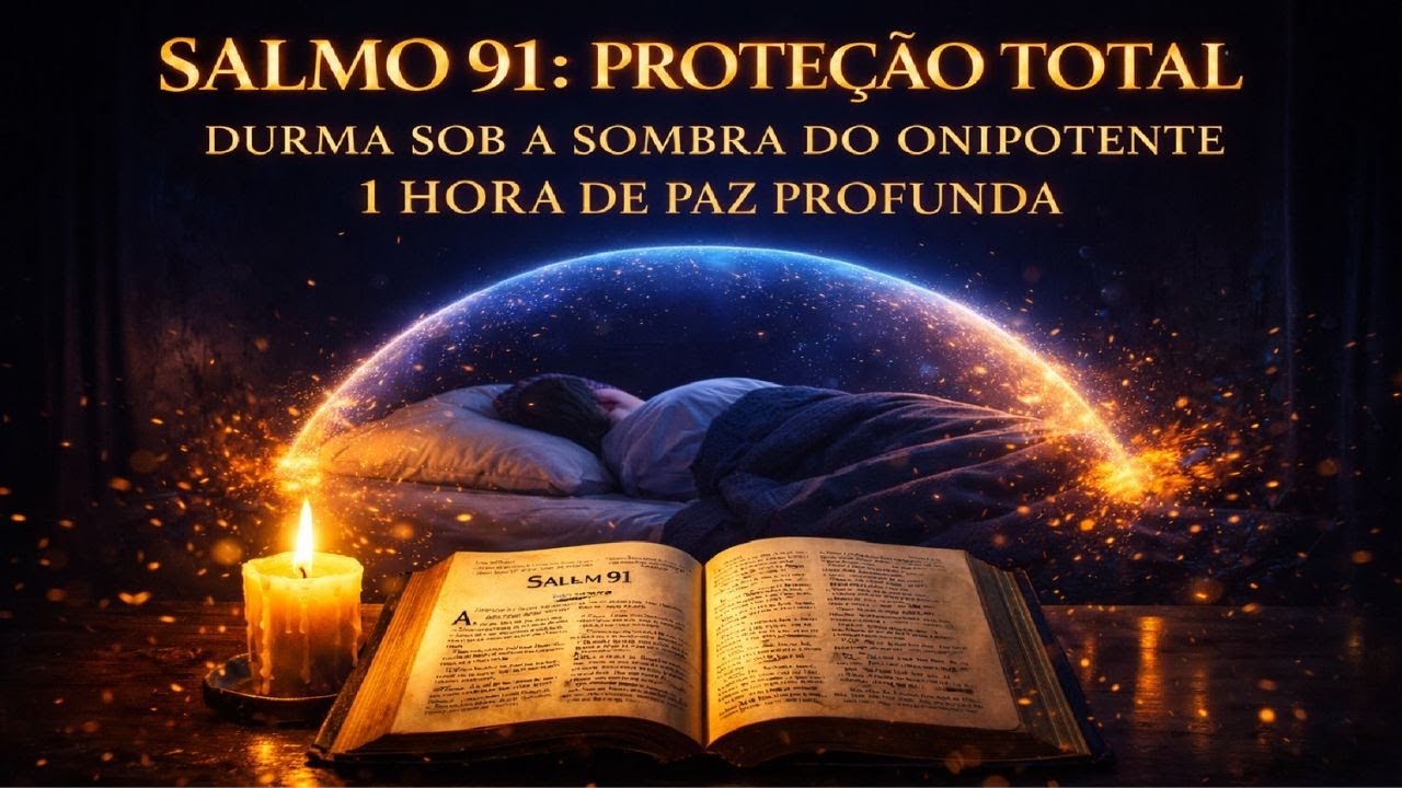SALMO 91: ORAÇÃO DE PROTEÇÃO E SONO PROFUNDO (1 HORA DE PAZ) 🛡️🙏