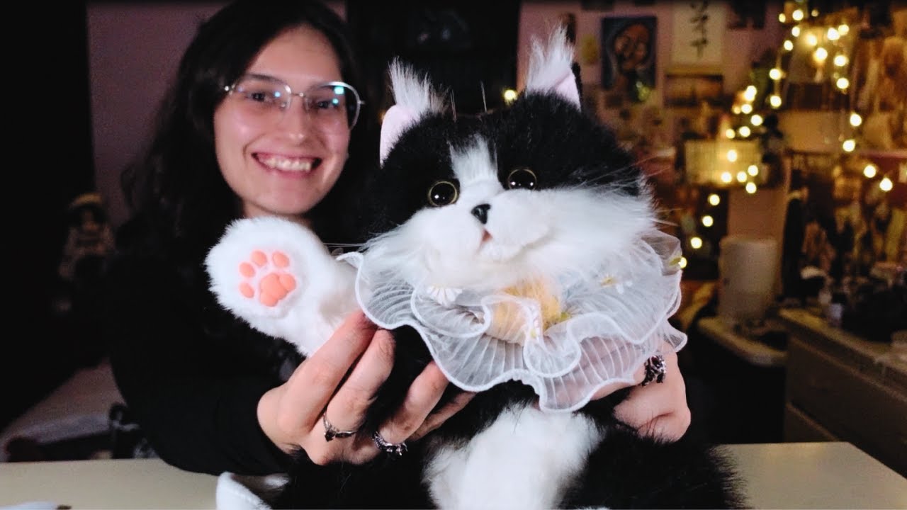 ASMR | Unboxing de la mochila más suavecita 🐱 (soft spoken)​