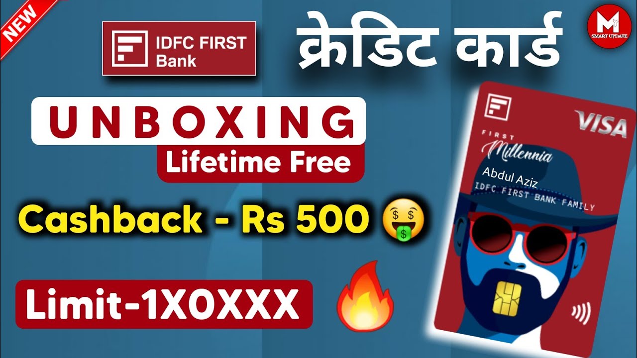 Idfc First Millennia Credit Card Unboxing 🎁- Rs 500 Cashback &brvbar; Idfc First Credit Card Unboxing