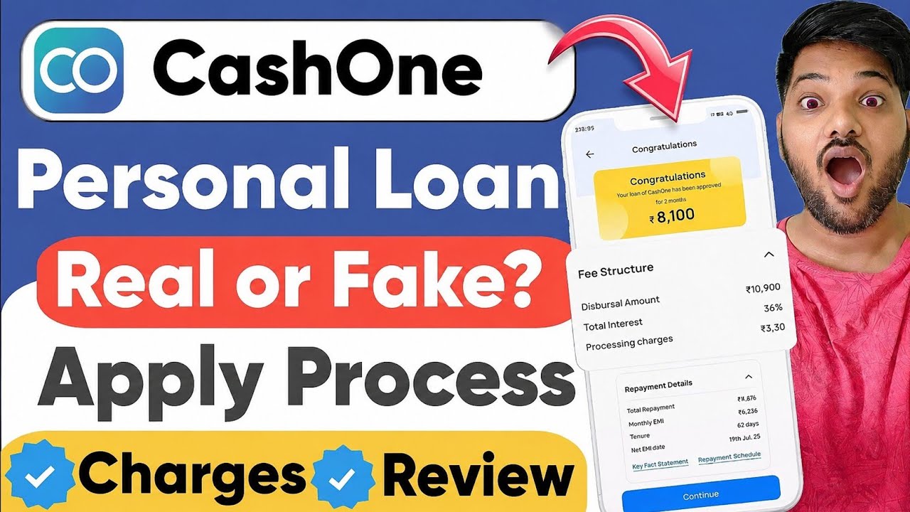 New Loan App for Low Cibil  | How to Get Loan with Low Cibil Score | CashOne Loan App Review