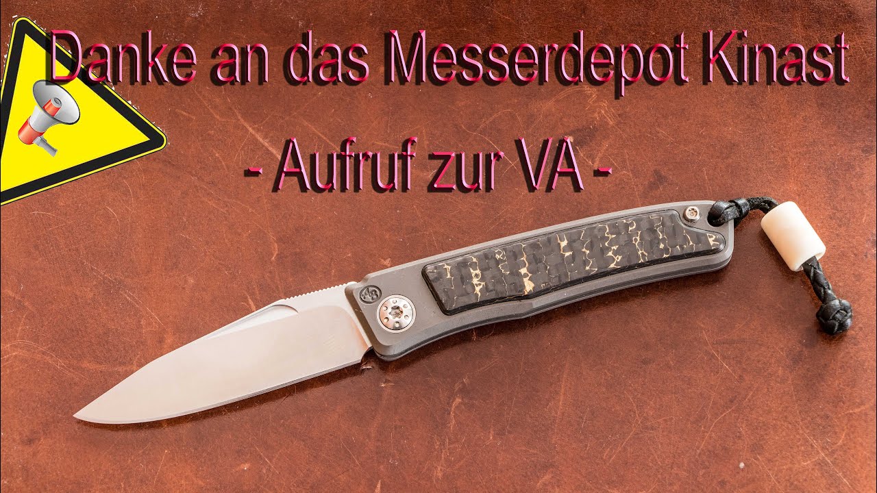 Messerdepot Kinast: meine Taschenmesser von MDK - Danke Sven