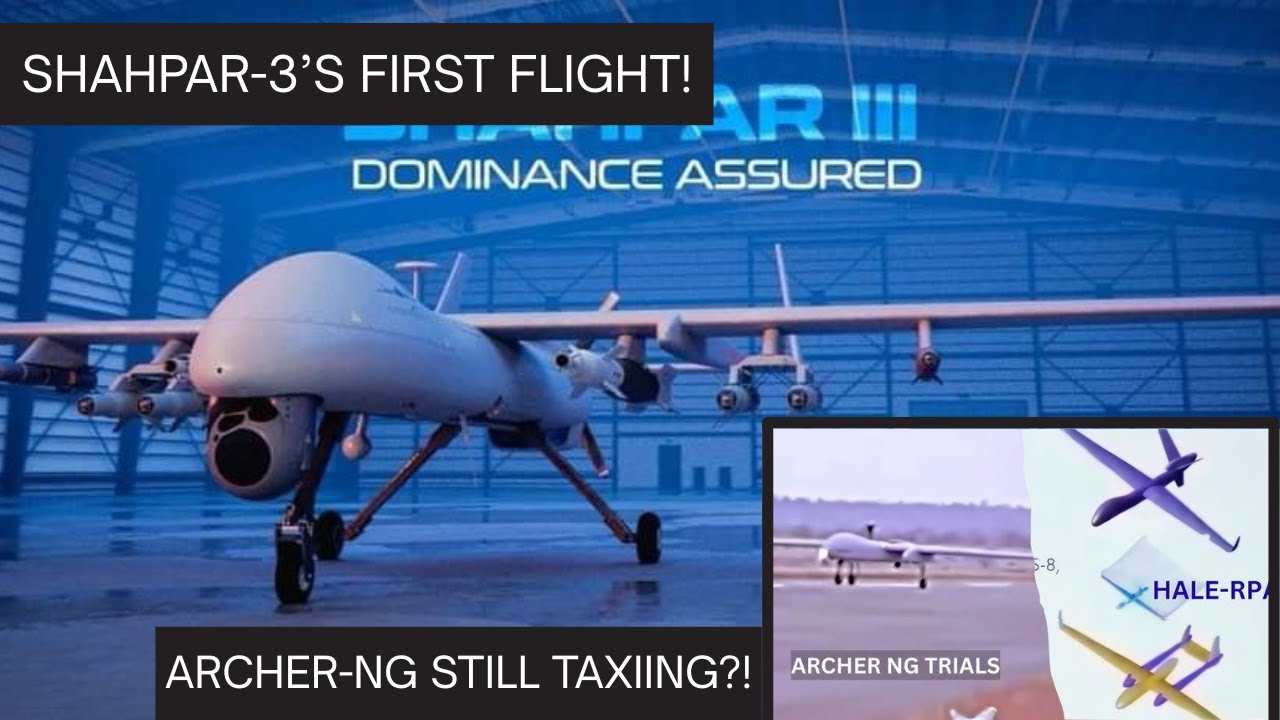 SHAHPAR-3's FIRST FLIGHT | ARCHER-NG STILL TAXIING! (FULL COMPARISION)