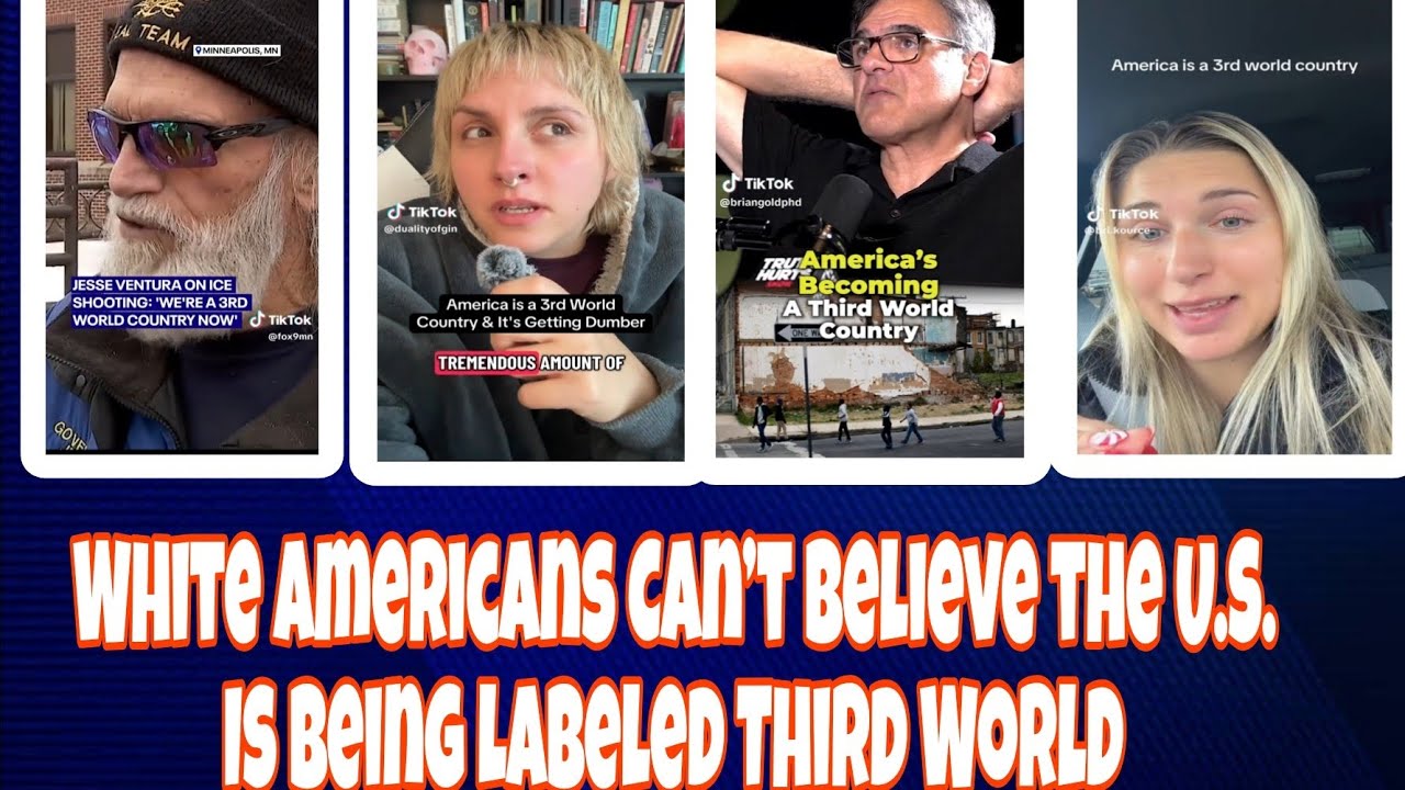 White Americans Are LOSING IT After the U.S. Gets Called a Third World Country