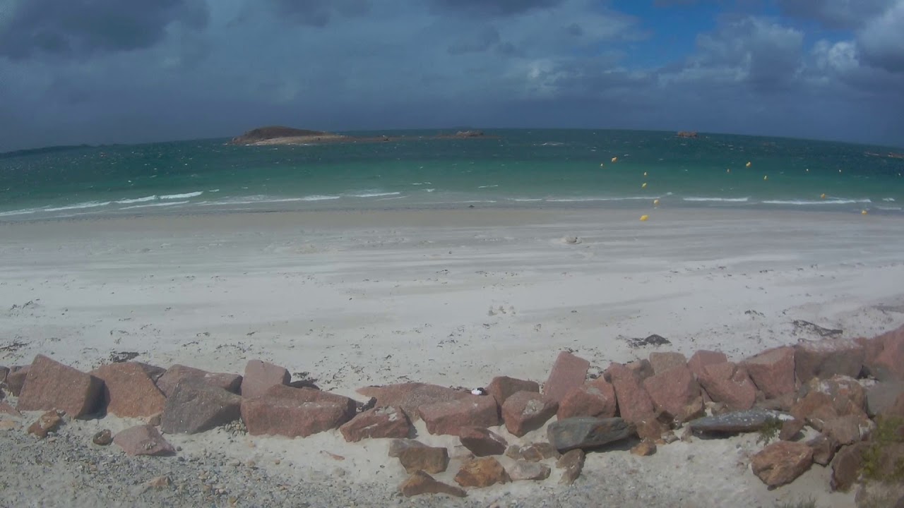 mer blanche &agrave; port blanc (8 beaufort)