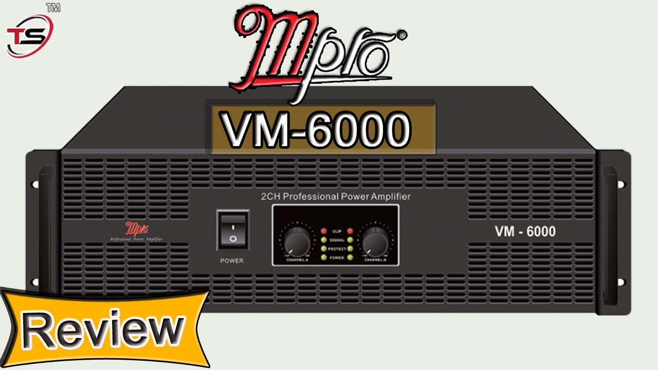 VM-6000 MPRO Power Amplifier || UNBOXING || TSkorba