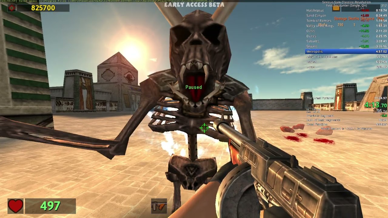[Speedrun] Serious Sam Classics: Revolution - First Encounter (11:03)