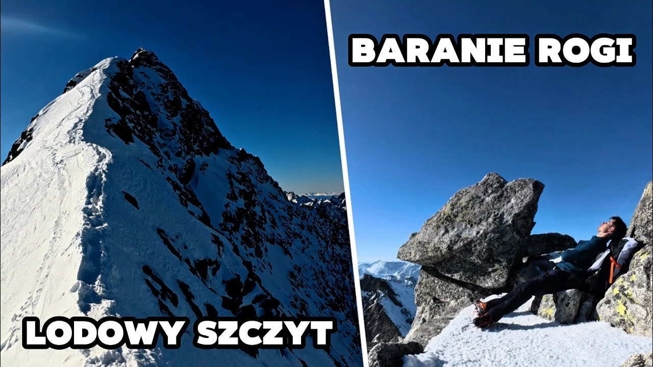 Lodowy Szczyt i Baranie Rogi zimą - w jeden dzień (06.03.2026) [4K]