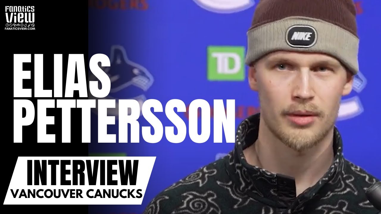 Elias Pettersson talks Biggest Improvements In His Game & Impressions of Filip Hronek for Canucks