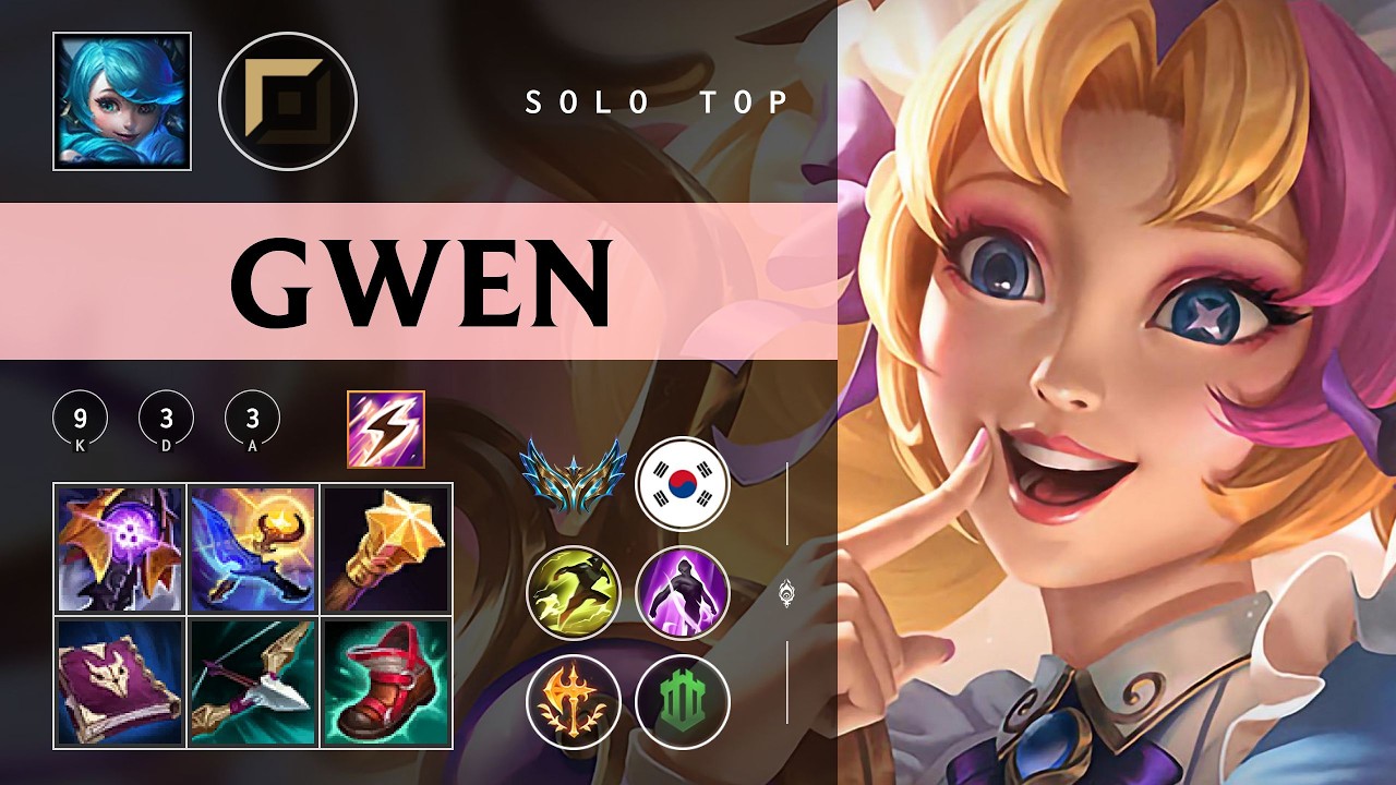 Gwen Top vs Sion - KR Challenger Patch 26.04