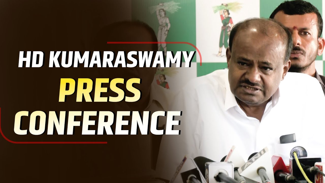 LIVE: Union Minister HD Kumaraswamy press briefing in Bengaluru I Karnataka I JDS I Congress