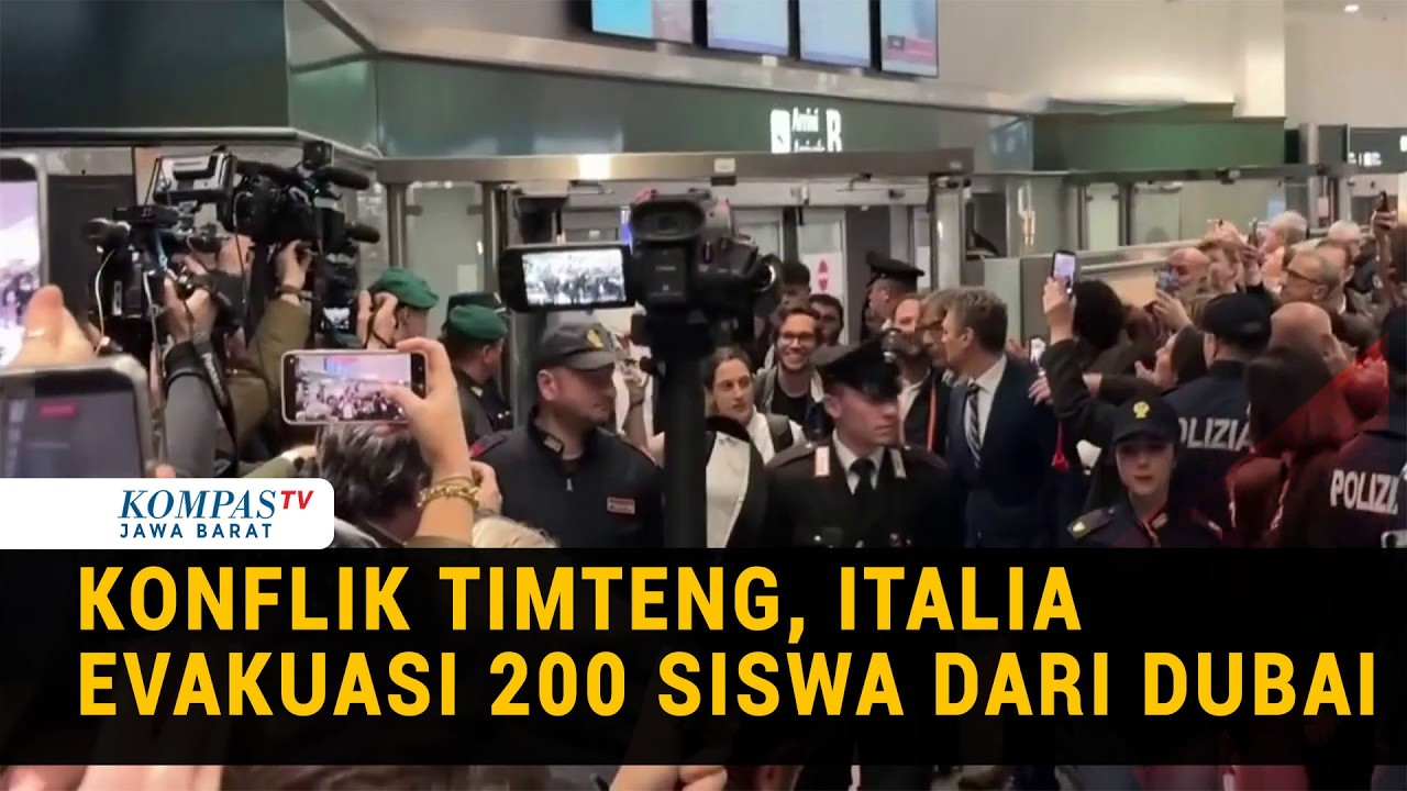 Konflik di Timur Tengah Tak Reda, Italia Evakuasi 200 Siswa dari Dubai