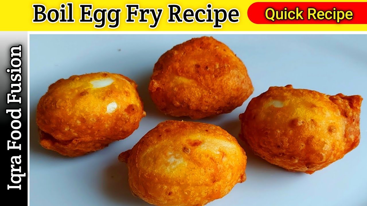 Boil Egg Fry Simple and Tasty  Recipe | Besan Wala Anda | Iqra Food Fusion, IFF