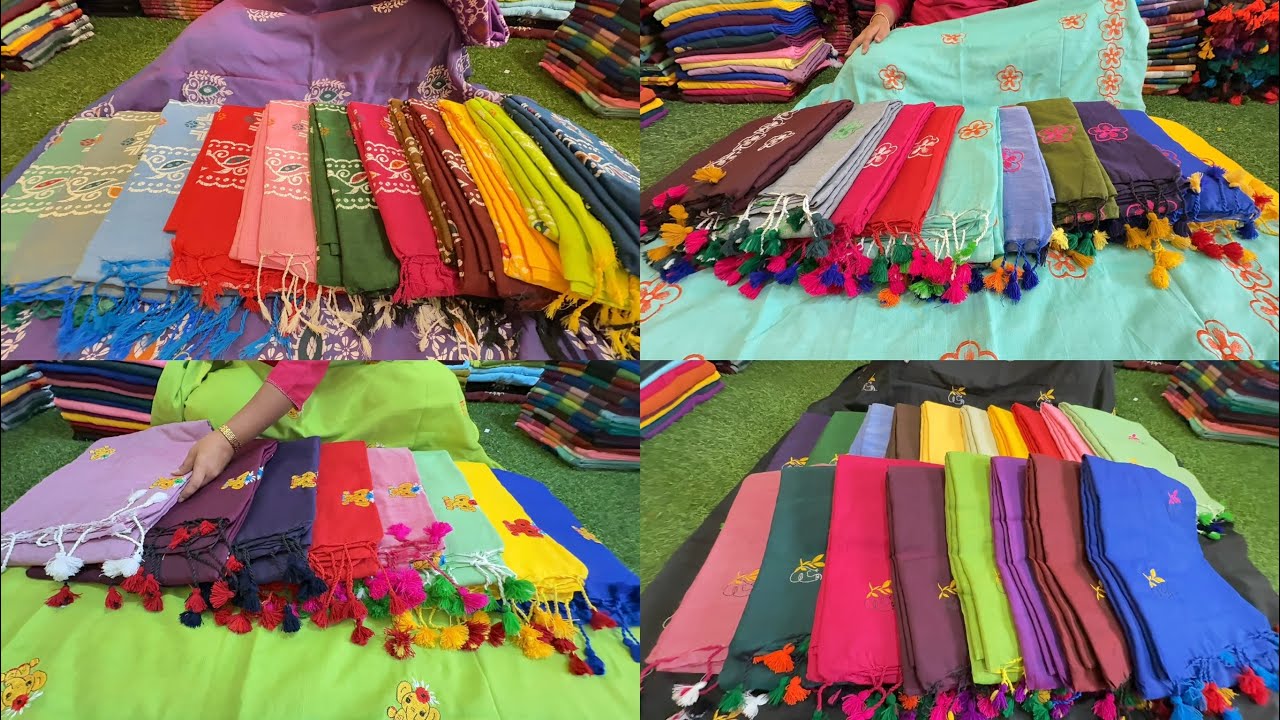Bangalore wholesale kadhi cotton saree’s @285rs| exclusive Cotton collection| courier available