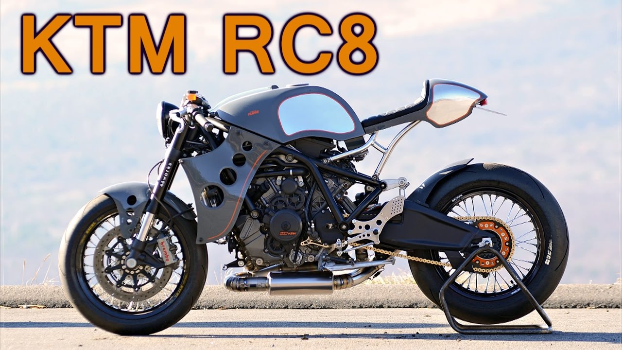 KTM RC8 cafe racer