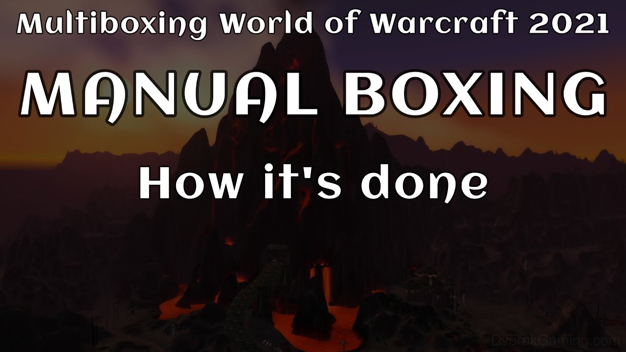 Manually Multiboxing WoW BCC Part 1 - How it's done - 3440x1440 2160p