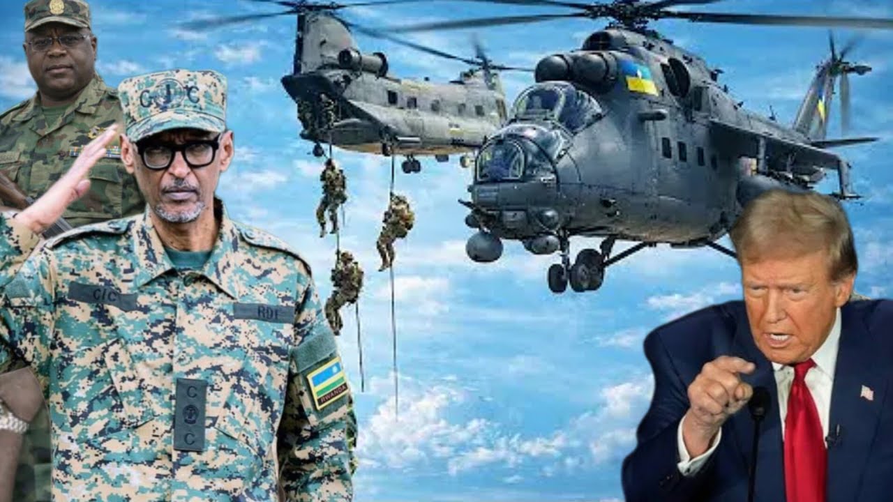 ISI YOSE IRIKANZE TRUMP ATANGAJE GUFATA PRES KAGAME NATAVANA INGABO ZE MURI CONGO NA EMU-23 BYAKOMEY