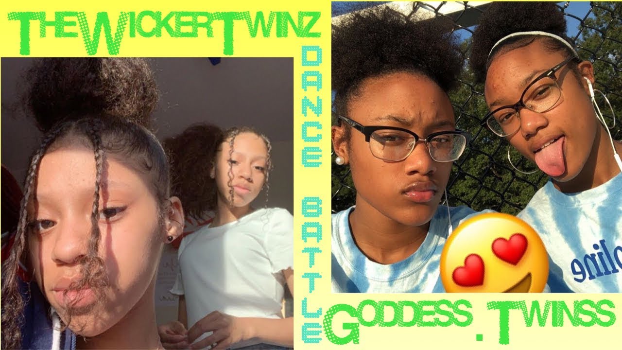 THEWICKERTWINZ VS GODDESS.TWINSS || DANCE BATTLE || #twins #dance #dancers #instagram #thewickertwin
