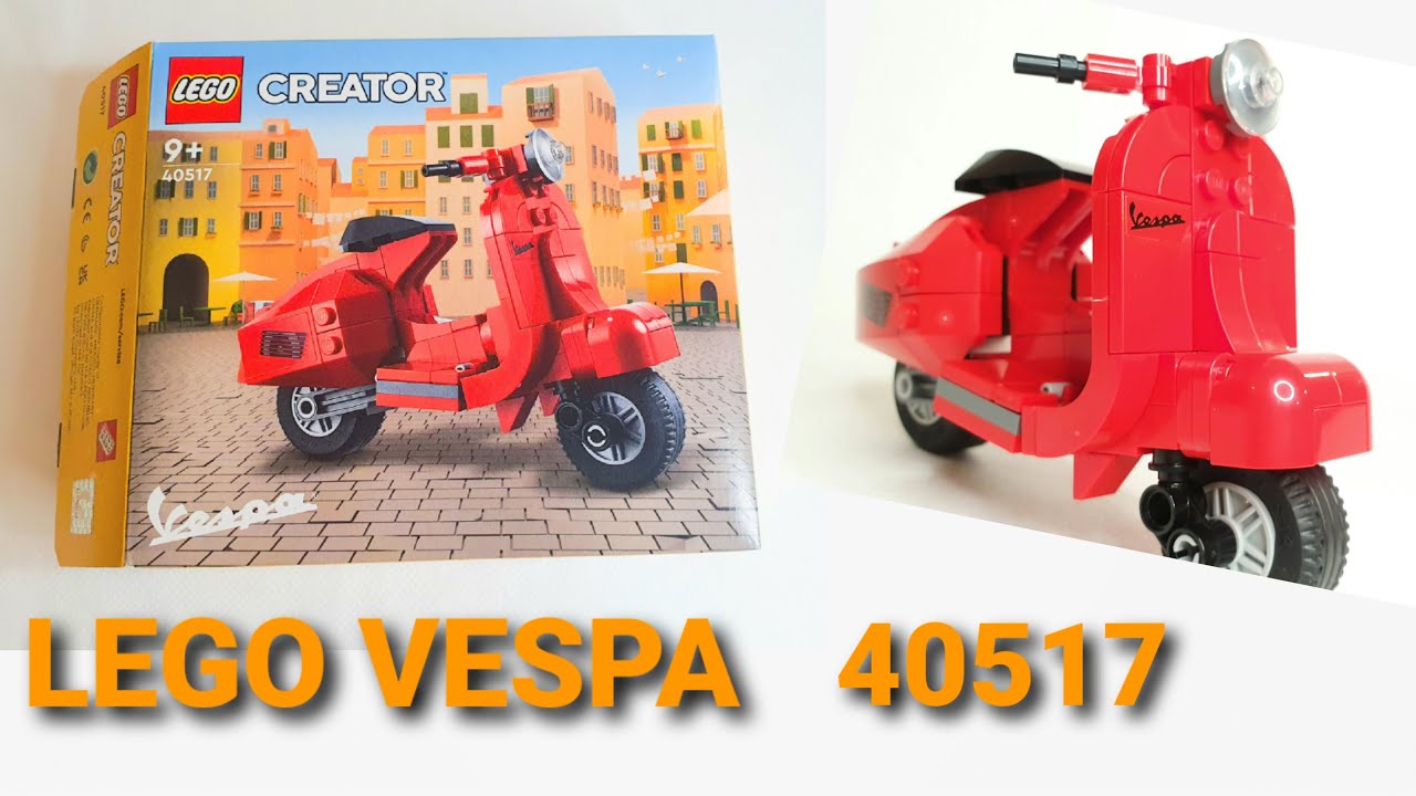 LEGO VESPA 40517 Speed Build 4K by Vespacrazyriders