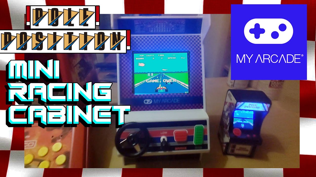 Pole Position — Миниатюрный гоночный шкаф MyArcade