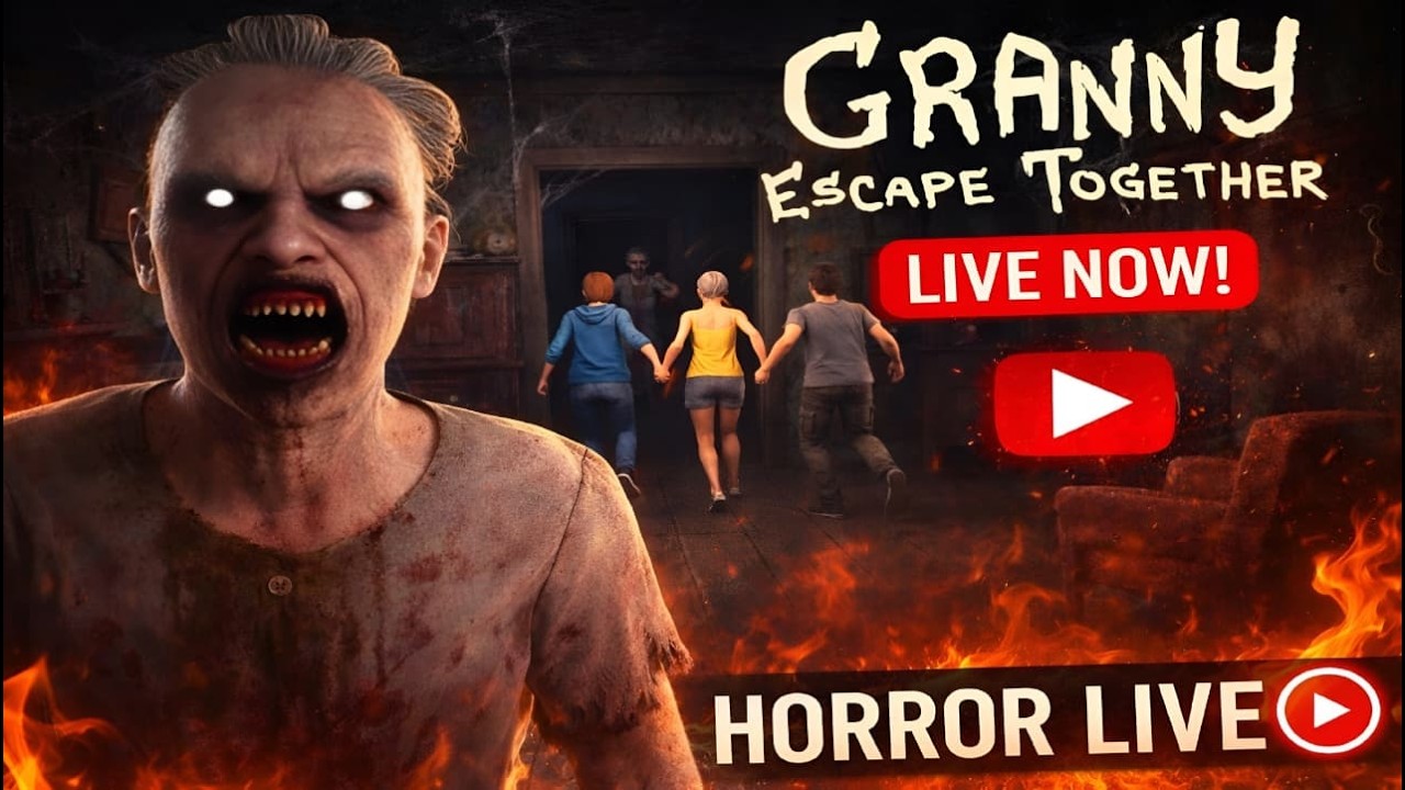 👉Can You Escape GRANNY Without😱 MakingNoise? #granny #grannyvsgrannygame #granny3 #verticallivefeed