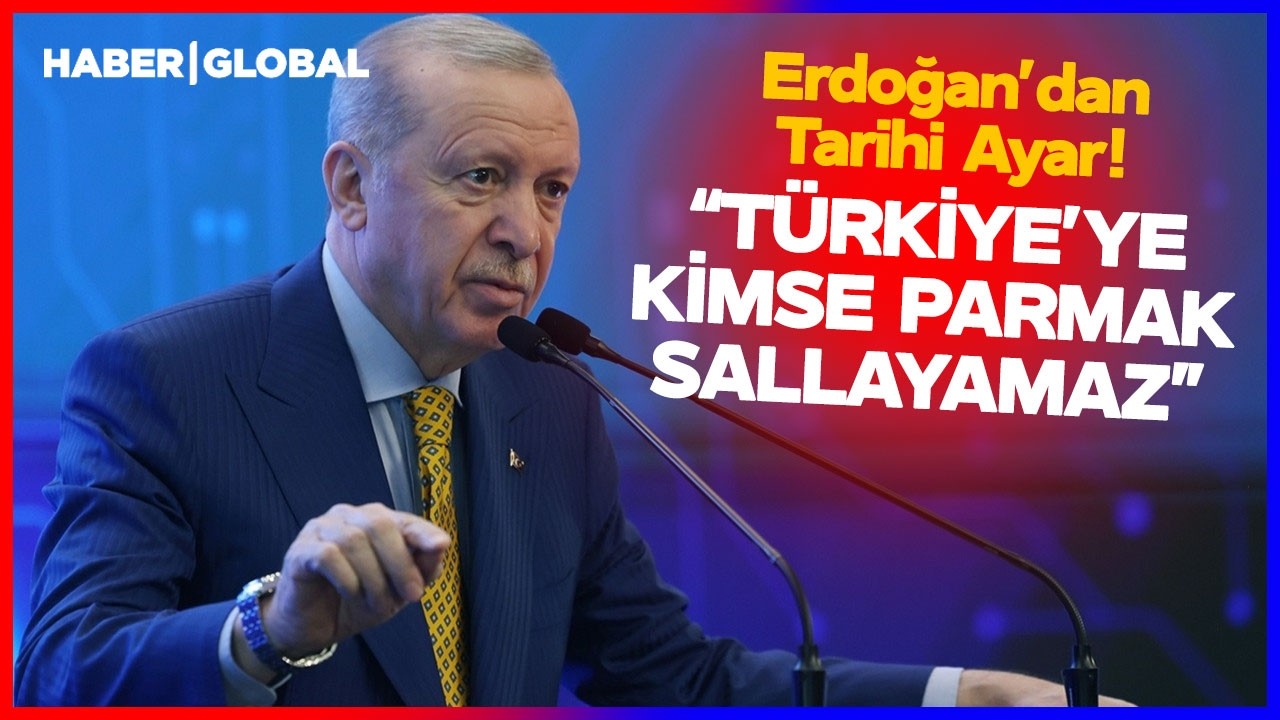 Erdoğan K&uuml;rs&uuml;den Meydan Okudu: T&uuml;rkiye'ye Kimse Parmak Sallayamaz!