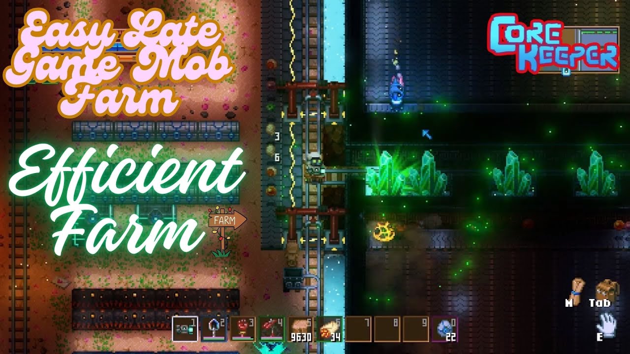 Core Keeper Easy and Simple Mob Farm #2 - Efficiency is improved - Step by Step guide