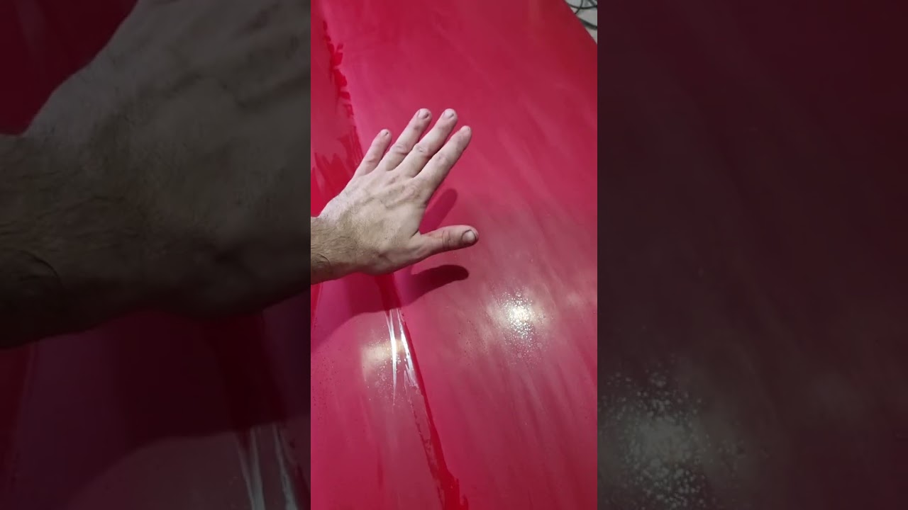 Como fazer polimento em tinta PU vermelha