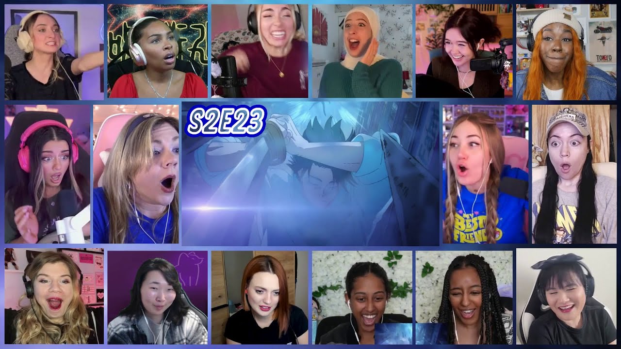 Jujutsu Kaisen Season 2 Episode 23 Girls Reaction Mashup | Shibuya Incident Arc Ep 18