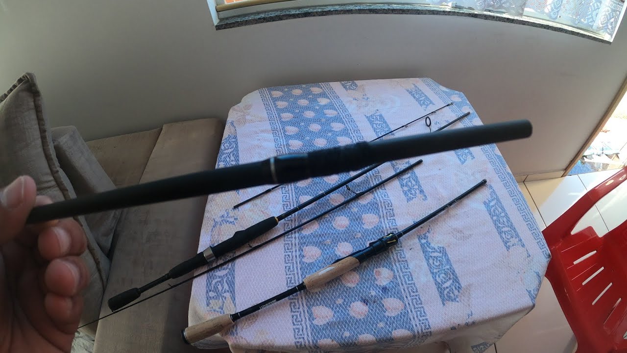 CONSERTANDO VARA DE PESCA QUEBRADA EM CASA!!!molinete carretilha!!!