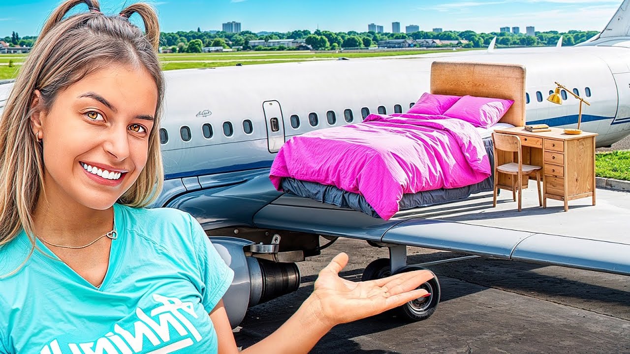 TRANSFORMEI O MEU AVI&Atilde;O EM UM HOTEL 5 ESTRELAS !!!