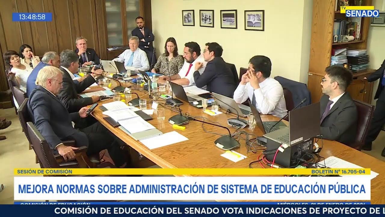 COMISIÓN DE EDUCACIÓN DEL SENADO VOTA INDICACIONES DE PROYECTO DE LEY TITULARIDAD DOCENTE Y LA NEP