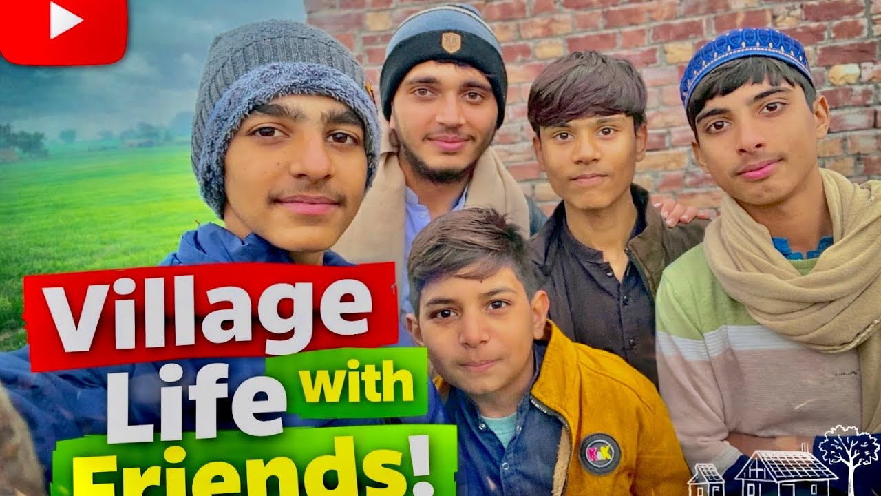  Village Life with Friends | Fun Day in the Countryside Vlogsmile with waqas ali