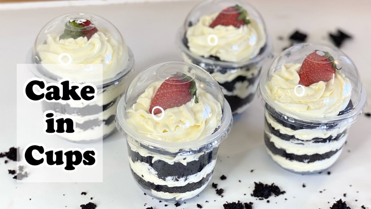 Cake in Cups | Cake decorating hack || Frau Home Baker