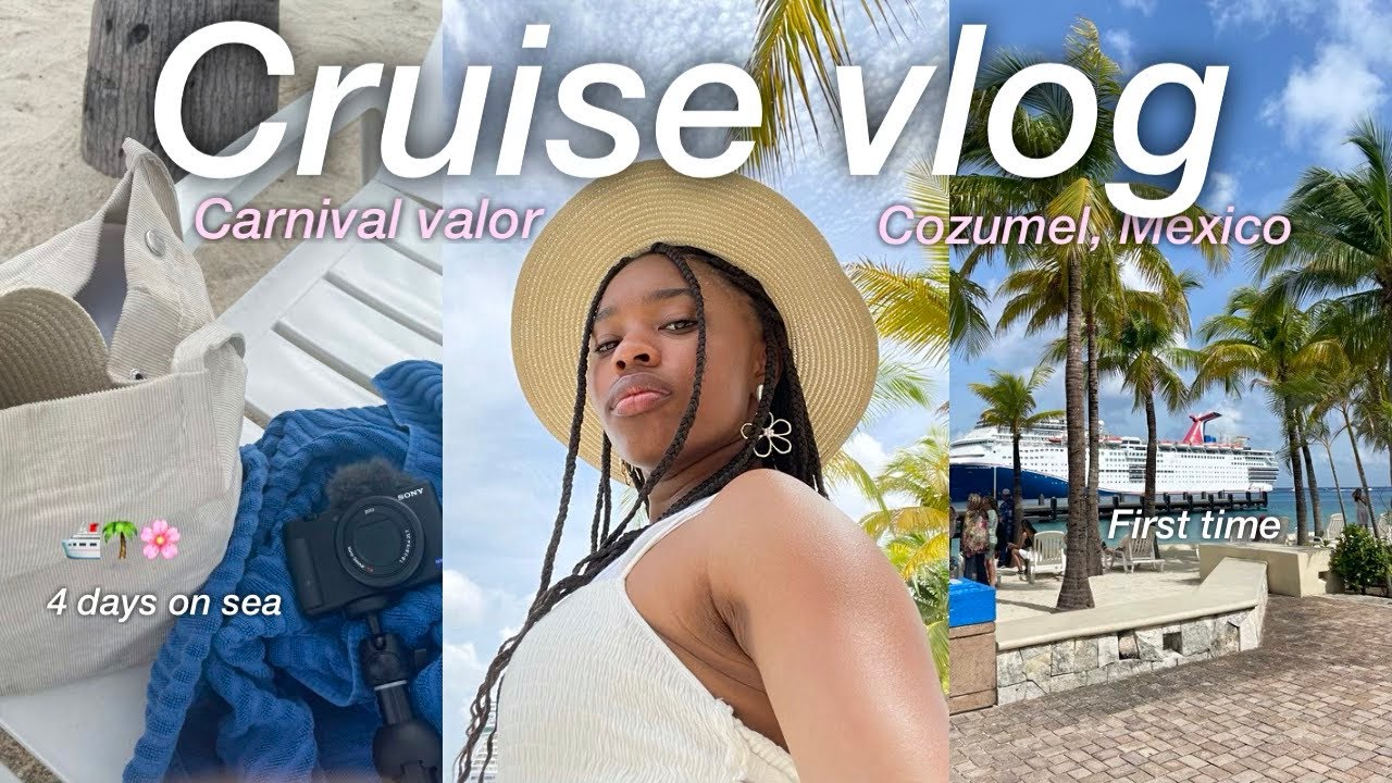 4 DAY CRUISE VLOG 2024! Carnival Valor| Cozumel, Mexico| first time!🛳️🏝️🌸
