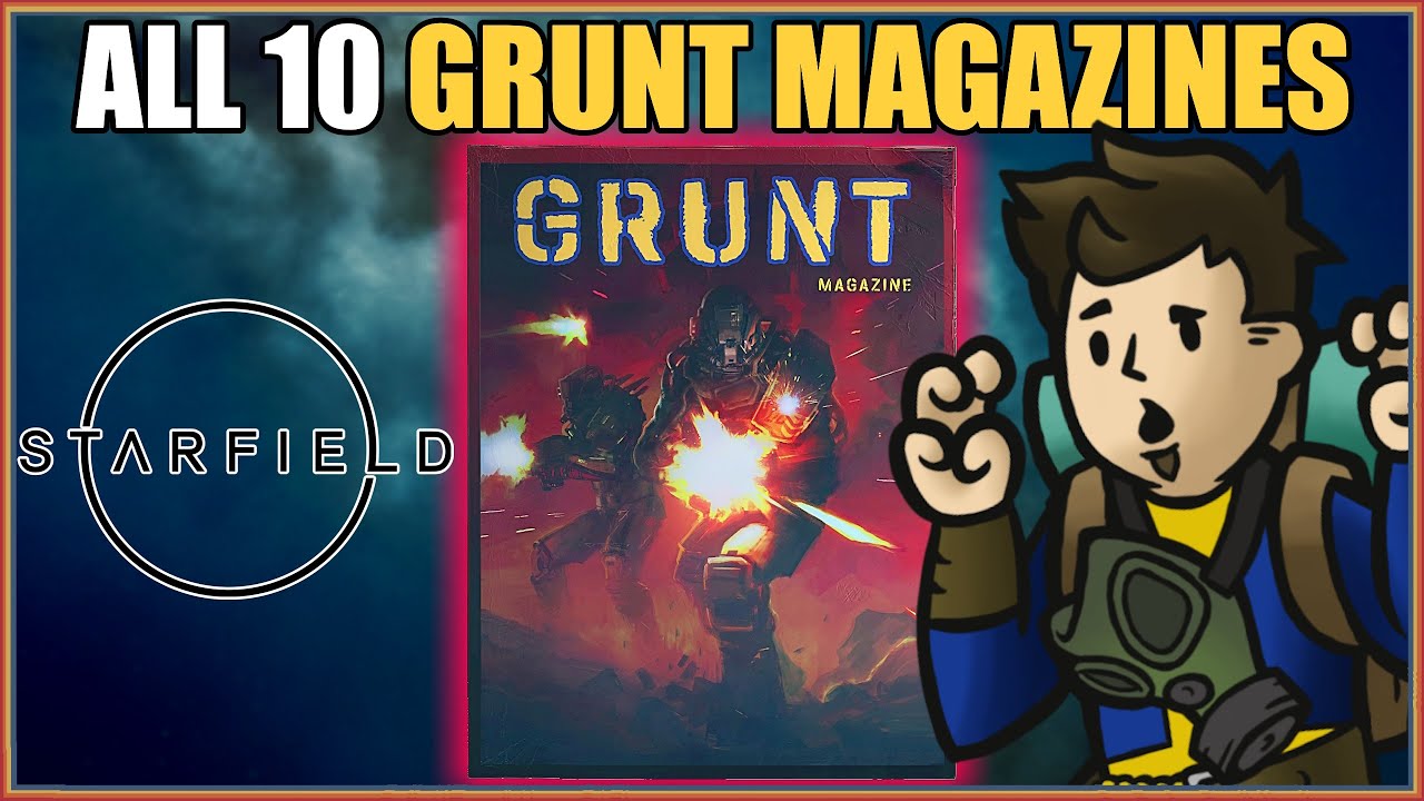 ALL 10 GRUNT ISSUES (Book/Magazine) Locations | STARFIELD