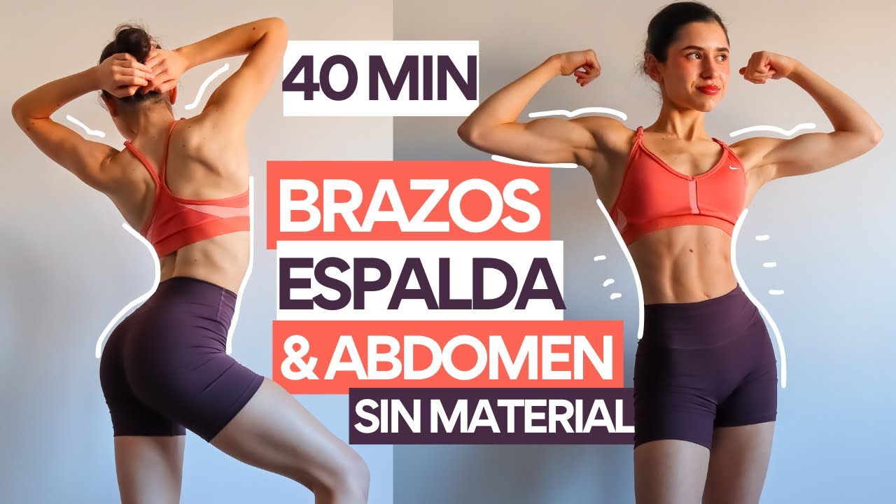 40min BRAZOS ESPALDA Y ABDOMEN SIN MATERIAL MUJERES🔥 TREN SUPERIOR DEFINIDO Y TONIFICADO – ILI LIFE