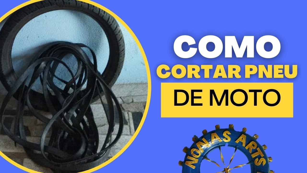 Como cortar pneu DE MOTO