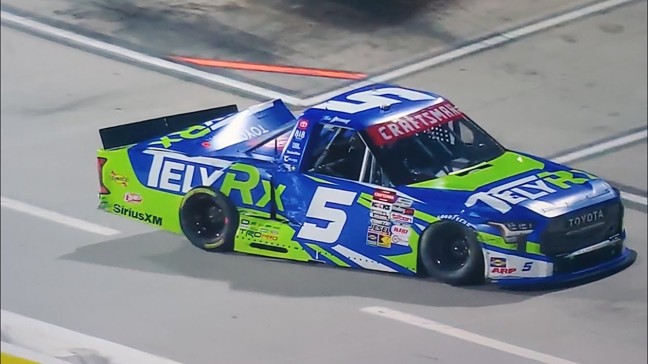 TONI BREIDINGER CRASH-2025 NASCAR CRAFTSMAN TRUCK SERIES SLIM JIM 200 AT MARTINSVILLE 