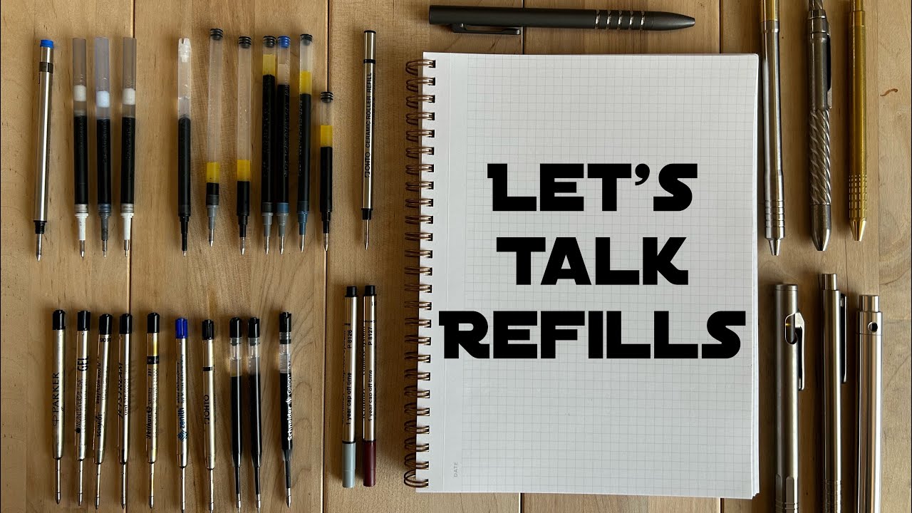 Обзор стержней для ручек: Pilot G2, Parker, Pentel Energel, Schmidt, OHTO, Monteverde, Schneider ...